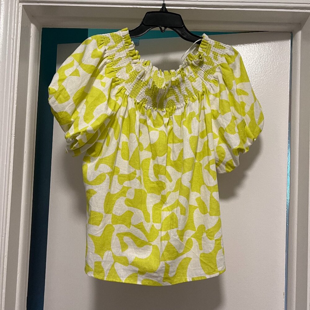 Vince Camuto Ruched Off the Shoulder Top NWT Size Large